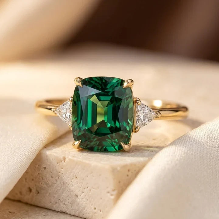Cushion Solitaire Ring